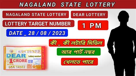 dear guessing today|Nagaland State Lottery Prediction [Target] Number for .